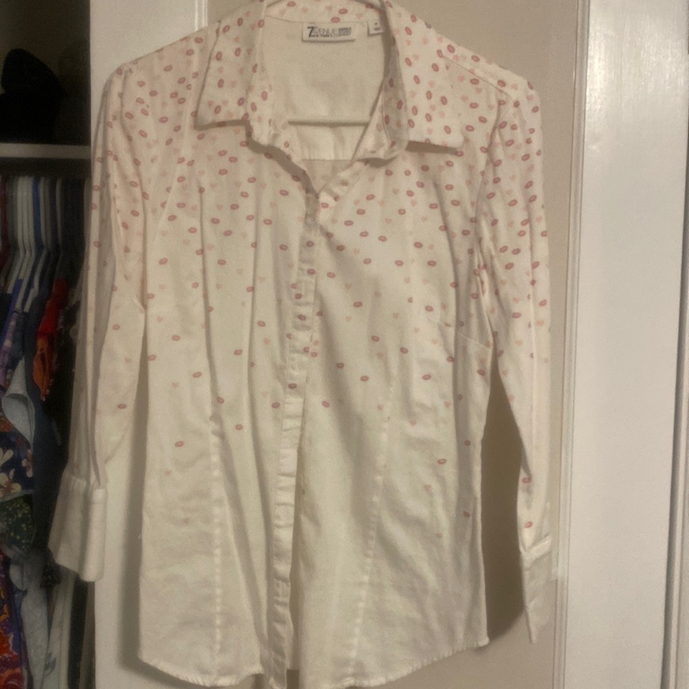 New York and Company 7th ave long sleeve medium dress shirt.